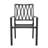 Outdoor 3-piece Iron Bistro Set, Powder-coated Finish, Black