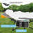 56" Extra-Wide 2-Person Folding Camping Cot with Headrest, 500 lb Capacity
