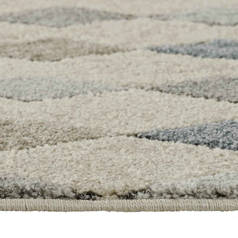 Malaga Geometric Synthetic Area Rug, Runner 67 x 220cm