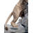 Lion Pouncing Figurine