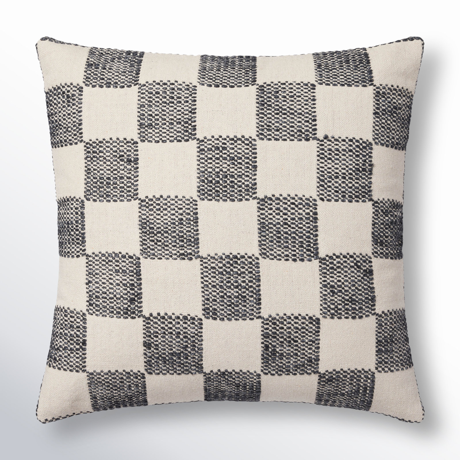 22" x 22" Pillow Cover, Black, Pillow Cover Only - No Insert