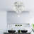 2 Light Flush Mount Ceiling Light – Wide Chrome Finish with Crystal Accents, Bright Ambient Lighting for Hallway, Kitchen, or Bedroom-917690808