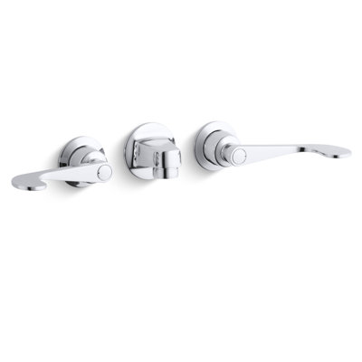 Robinet de salle de bain mural avec drain Triton