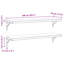 Antavion Stainless Steel Bracket Shelf-324607156-324607157