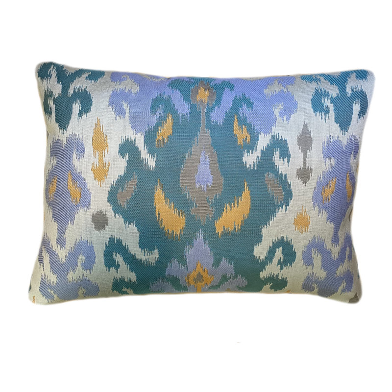 Venezia Ikat Sunbrella® Outdoor Throw Pillow