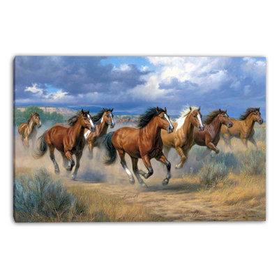 Art mural sur toile Field Rush