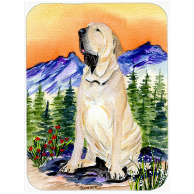 Red Barrel Studio Lachlan Brazilian Fila Brasileiro Glass Cutting Board
