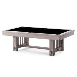 White Billiards L Pool Table