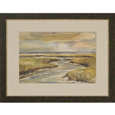 Golden Marsh Print