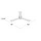 Rodrick 3 Blade Ceiling Fan with LED Light Kit