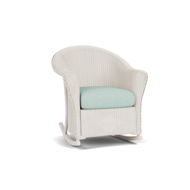 Reflections Outdoor Rocker Chair, Demo Mist, Antique White