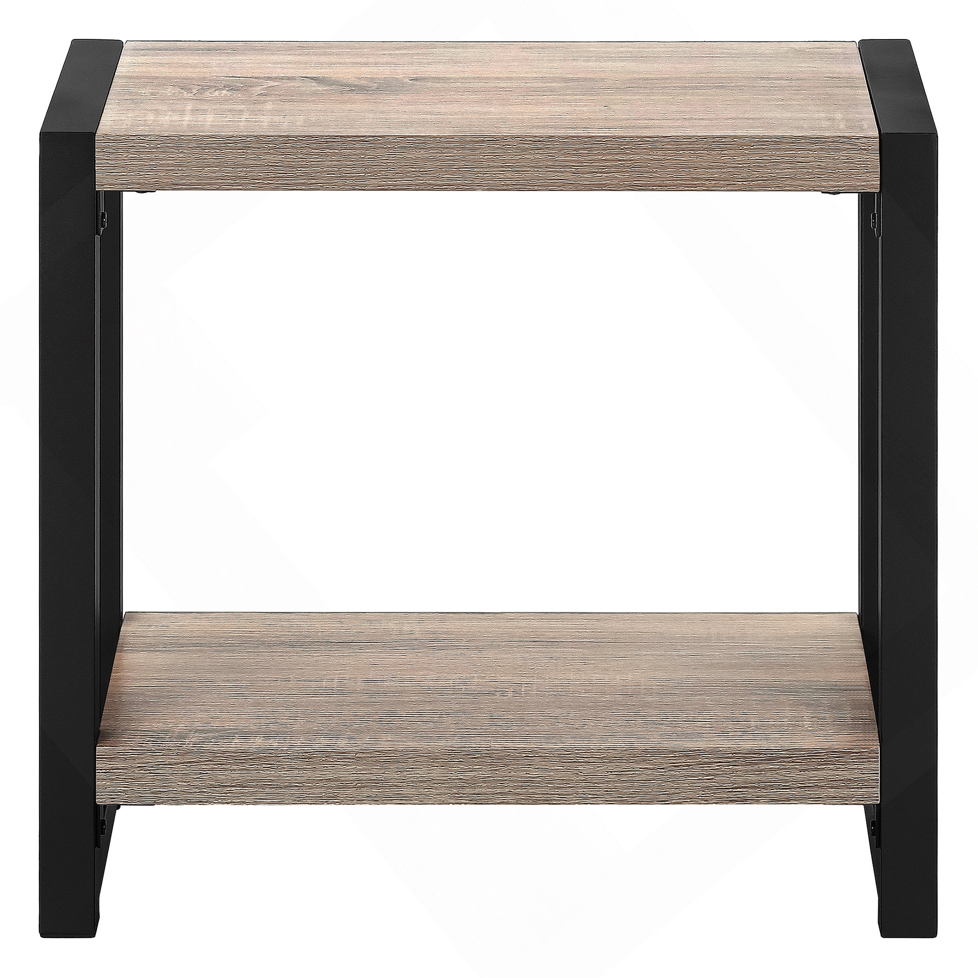 Latitude Run® Accent Table, Side, End, Narrow, Small, 2 Tier, Brown ...