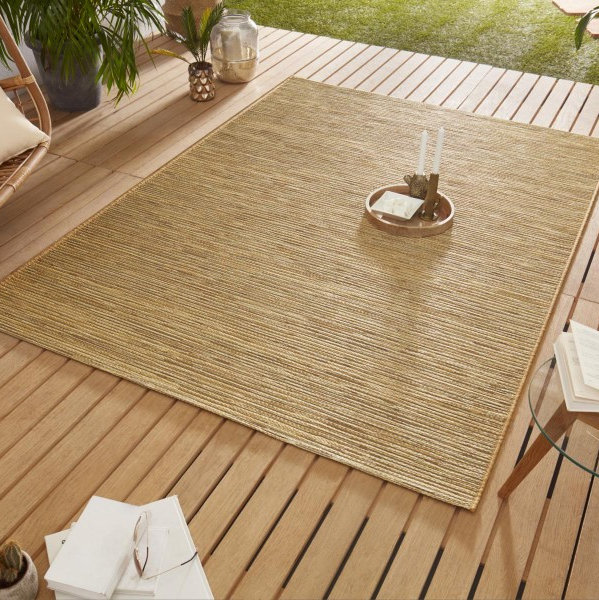 Ivy Flatweave Yellow Rug, Rectangle 160 x 230cm