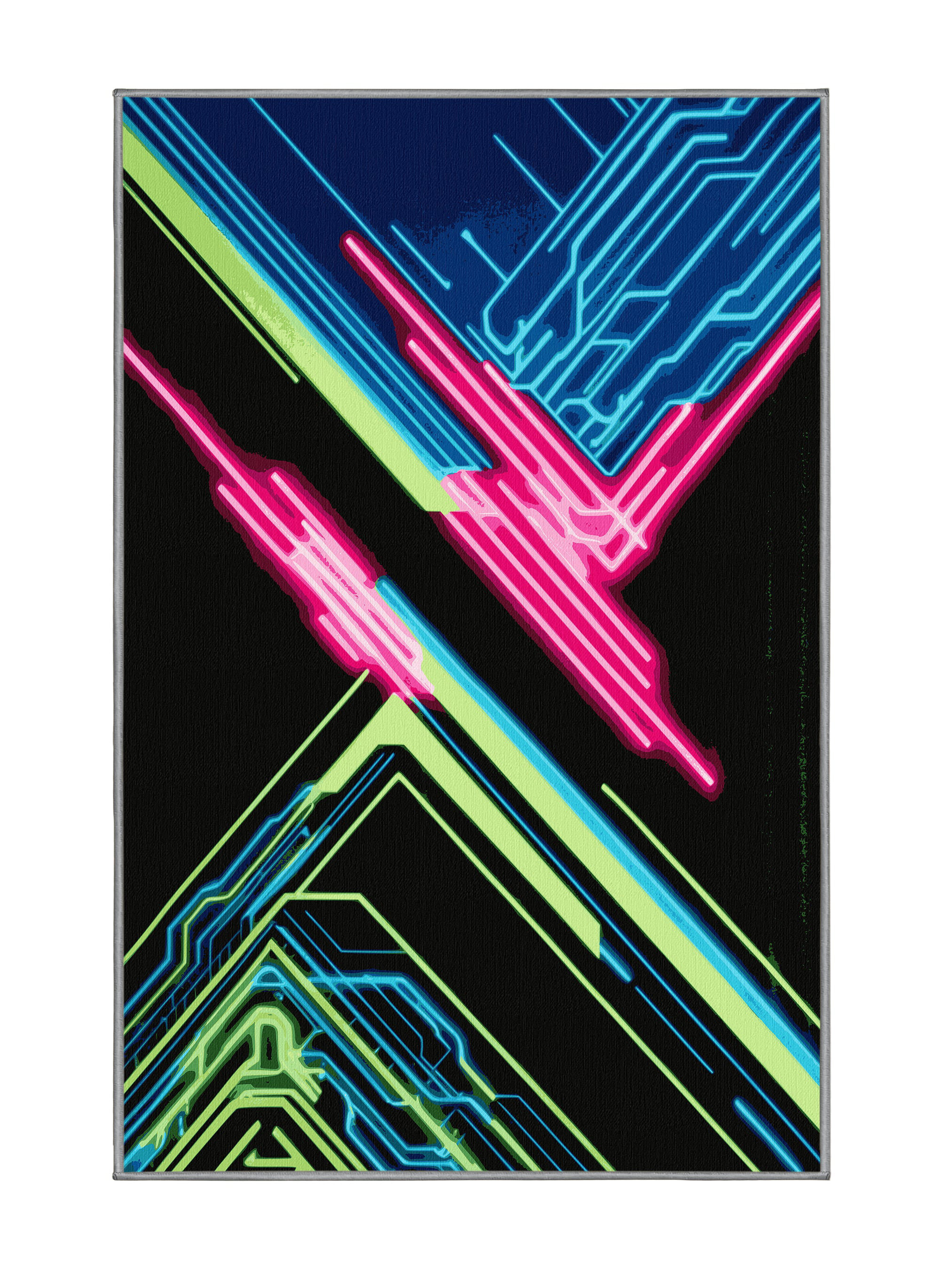 Orren Ellis Fluorescent Echo Rug - Wayfair Canada