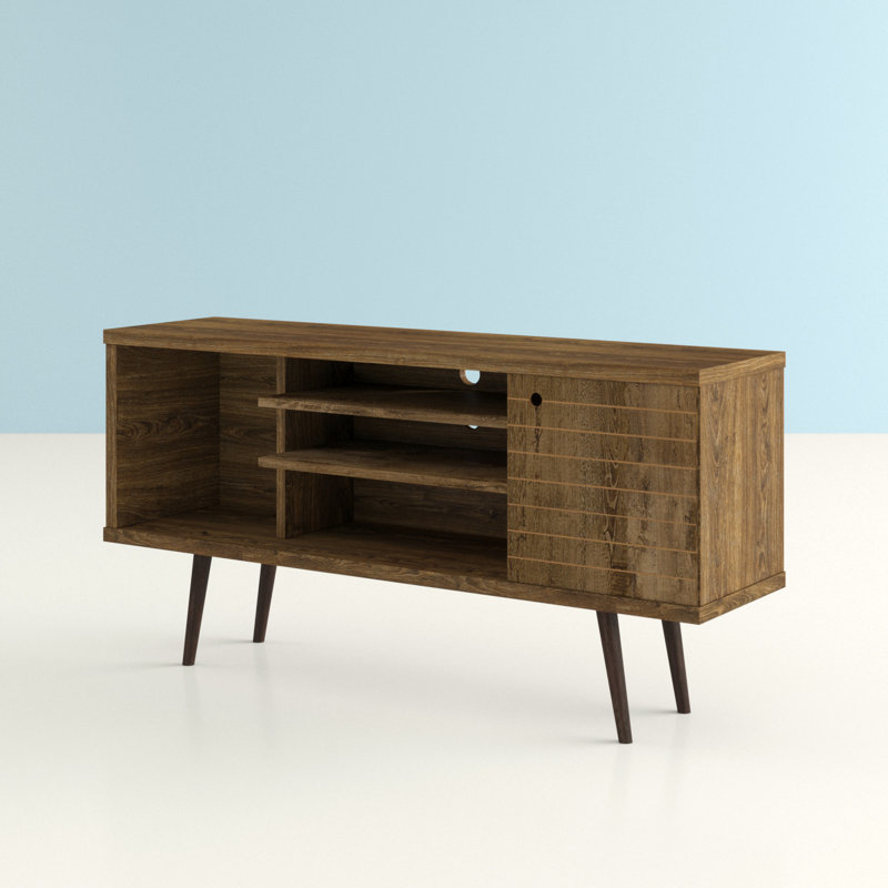 Darryl TV Stand for TVs up to 50", Rustic Brown