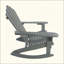 Chaise Adirondack inclinable en bois-925671572