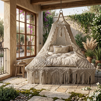 Balancelle suspendue pour patio et jardin Alva
