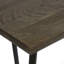 Console, table d'entrée, table de couloir avec plateau en panneau de fibres à densité moyenne et structure en métal.
