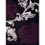 Tapis prune / blanc Plattsmouth-596631596