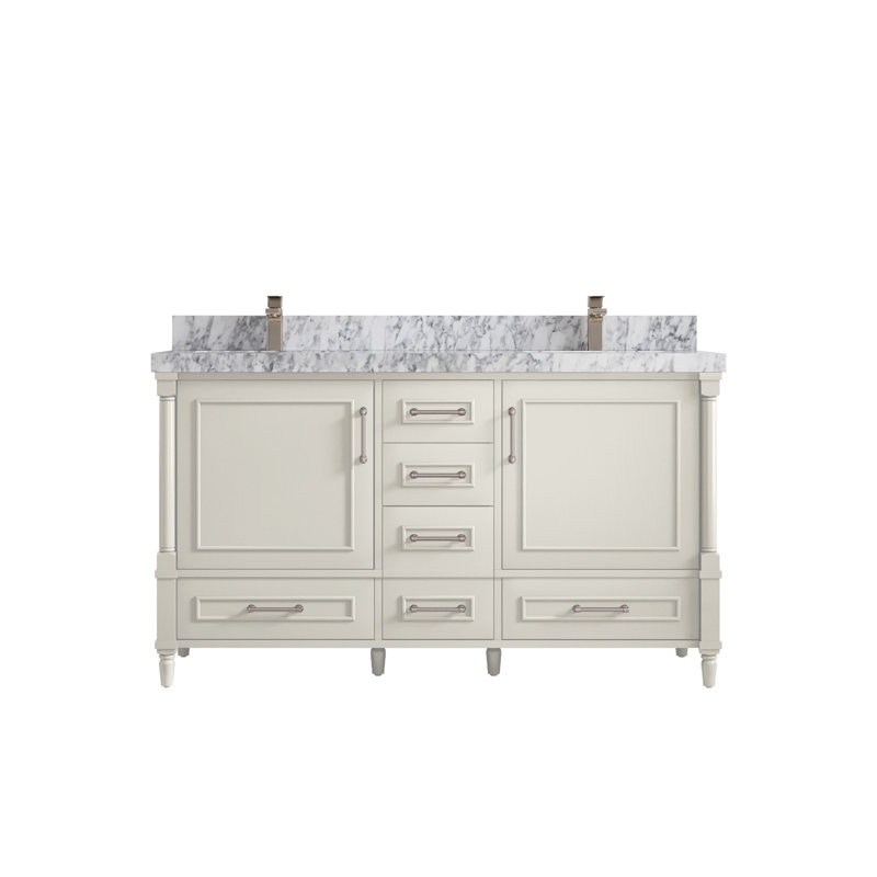 Aberdeen 60'' Double Bathroom Vanity with Top