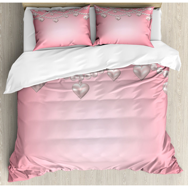 Modern & Contemporary Polyester Duvet Cover, King Duvet Cover + 2 King Shams