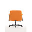 Fauteuil de bureau en velours orange, base croisée, roulettes, maquillage, bureau personnel, rembourrage en mousse à mémoire de forme, fonctions réglables, siège souple pivotant à 360 °, hauteur,-1251974969