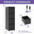 4 Drawer Metal Vertical File Cabinet With Lock, File Cabinet, Living Room Storage Cabinet-883090468