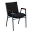 Chaise empilable robuste avec accoudoirs Aliya-1142165099