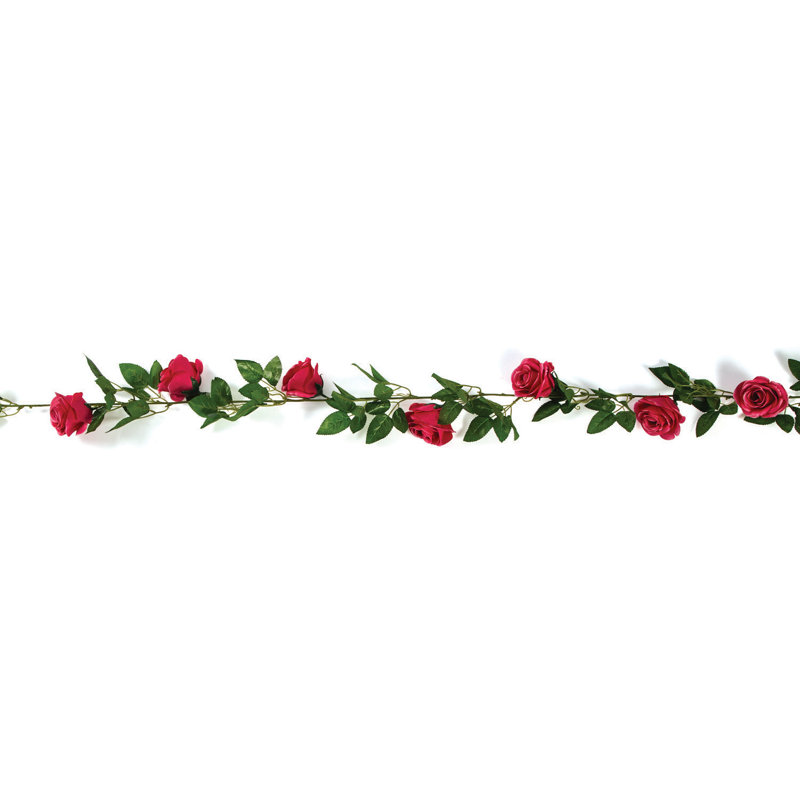 72'' in. Faux Rose Garland