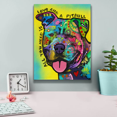 «All You Need Is» par Dean Russo, art mural sur toile