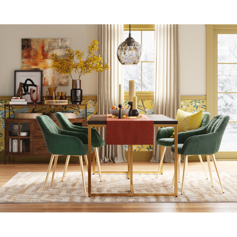 Embarcadero Metal Base Dining Table