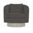 Camino 32'' Wide Genuine Leather Top Grain Leather Swivel Barrel Chair-61492612-61492597