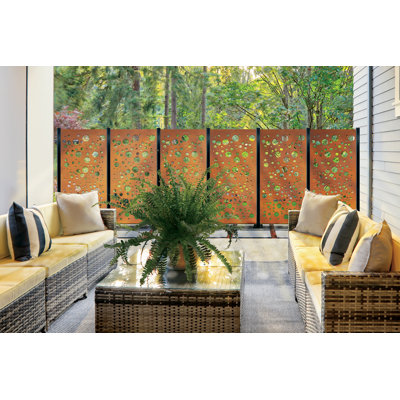 Steel Galaxy Decorative Panel