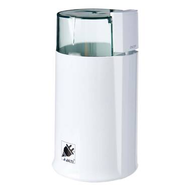 Mr. Coffee Electric Blade Coffee Bean Grinder, White