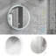 Nappanee Glass Flat Wall Mirror-664515917
