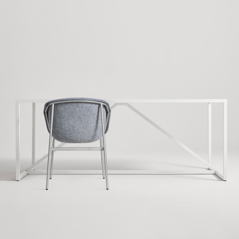 Past Life Upholstered Arm Chair, Silver, Light Gray