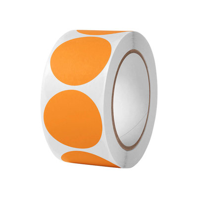 Paper tape 500 Pcs 1 In Colored Dots Markings Stickers For Decoration