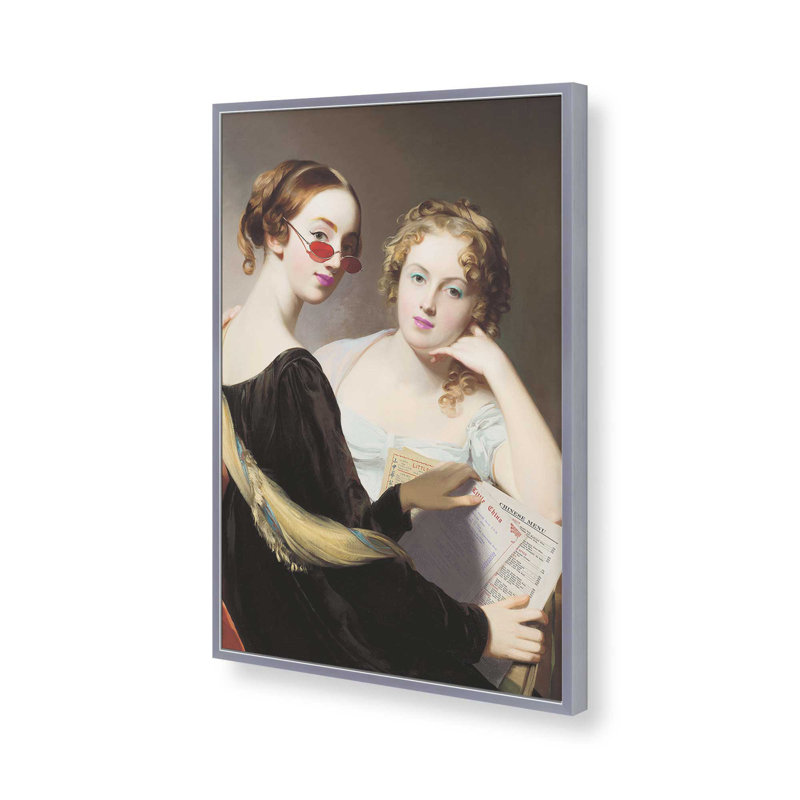 Ordering Takeout By  Canvas Art Print, 48" H x 36" W, Silver