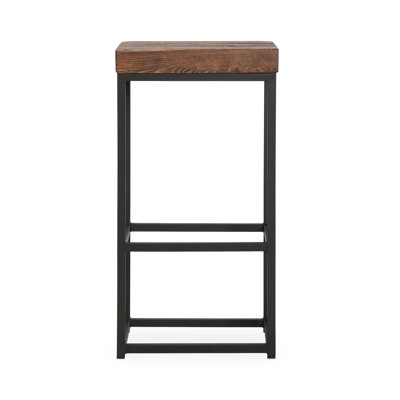 Tabouret de bar et de comptoir en bois massif