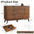 Fluted 6-Drawer Large Capacity Dresser Cabinet, 49.6'' Wide Wood Chest With Metal Handle-2128457755