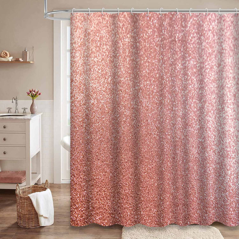 Rideau de douche Rose, 72" L x 84" W