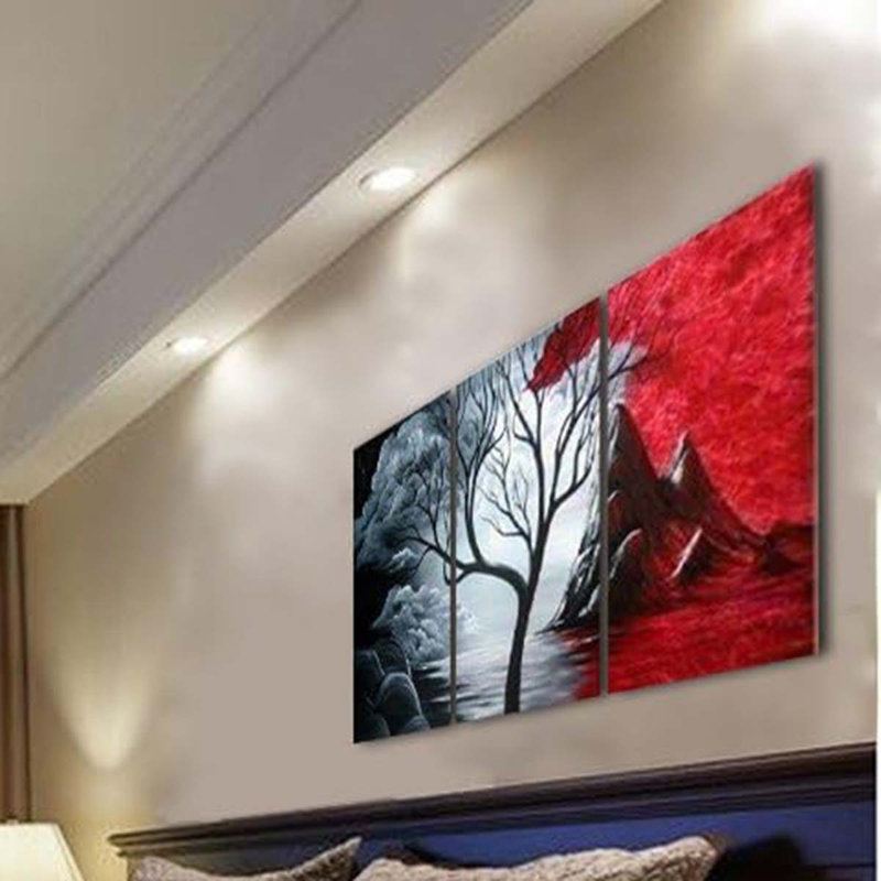 3 Piece Wrapped Canvas Print, 40 cm H x 60 cm W