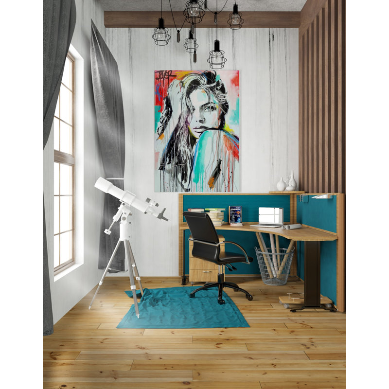 «In Spirit» par Loui Jover, art mural sur toile, H 40 po x l 26 po x P 1,25 po