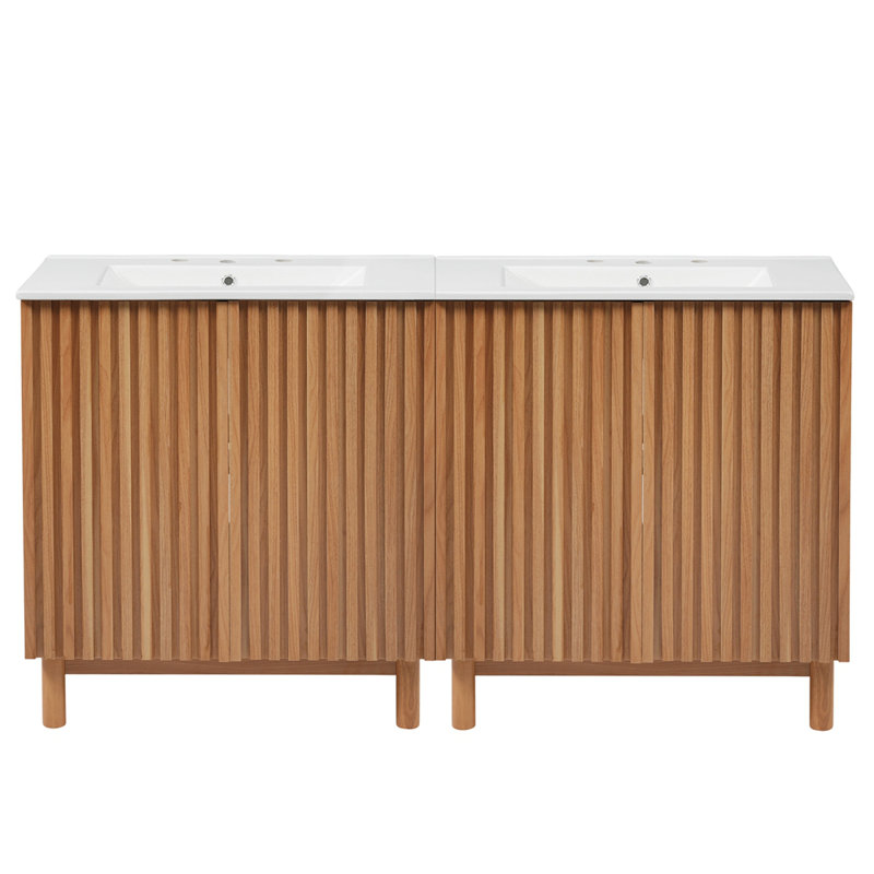 Ensemble de meuble-lavabo traditionnel américain