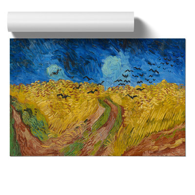Wheatfield With Crows by Vincent Van Gogh - No Frame Painting
