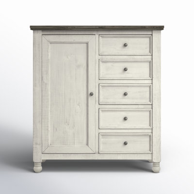Commode combinée 5 tiroirs Wynnewood Glenna