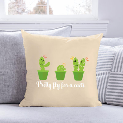 Polyester/Polyester Blend Reversible Throw Pillow