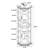 Corner Curio Cabinet with Light And adjustable Shelf -16167716