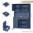 Pull-out Trash Cabinet, Free Standing Kitchen Storage Cabinet, For Kitchen Living Room-682684016