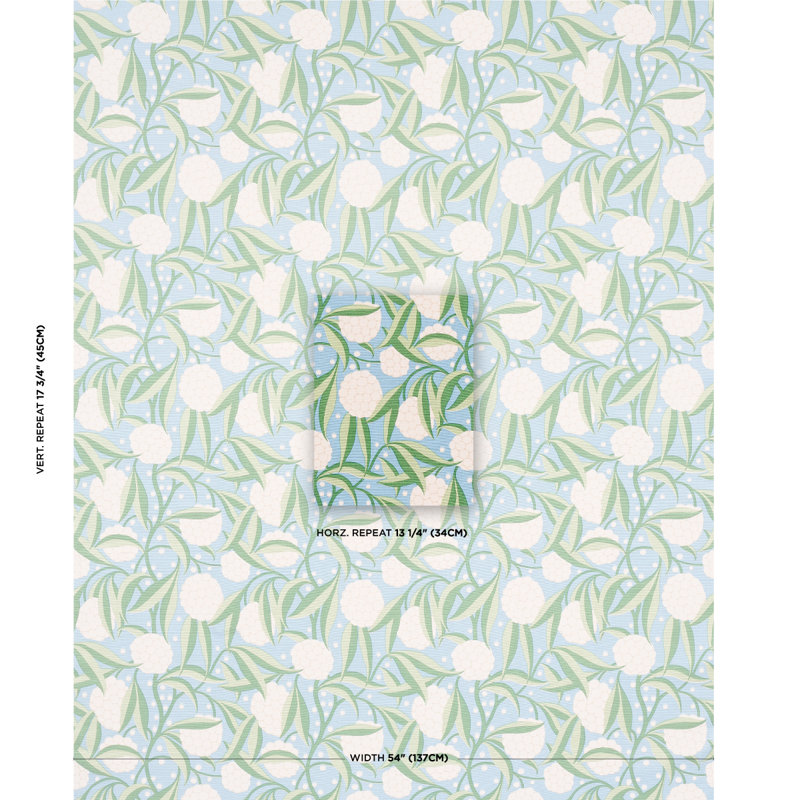 Rubus Cotton Linen Fabric, Delft
